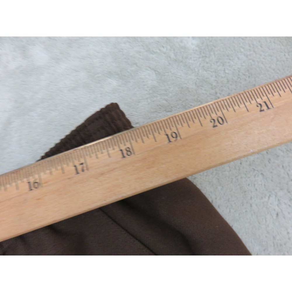 Alfred Dunner Classics Brown Elastic Waist Pants 22W Proportioned Short 9200 - Picture 4 of 10